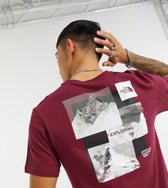 Красная футболка The North Face Stripe Mix. Эксклюзивно для ASOS-Красный