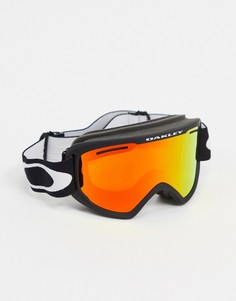 Защитные очки в черной матовой оправе с красными/оранжевыми стеклами Oakley Frame 2.0 pro XM-Черный