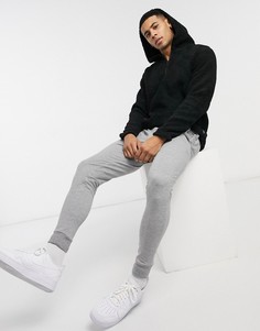Черный плюшевый худи Jack & Jones Originals