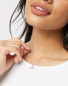 Серебристое ожерелье с подвеской в виде птицы Pilgrim-Серебристый