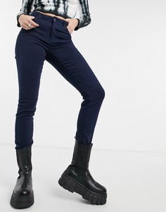 Темно-синие зауженные джинсы Vero Moda-Темно-синий