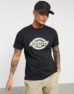 Черная футболка с логотипом Dickies Icon Logo Fill-Черный