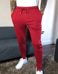 Красные джоггеры скинни ASOS DESIGN-Красный