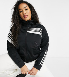 Черная спортивная куртка adidas Originals Plus x Danielle Cathari Plus-Черный