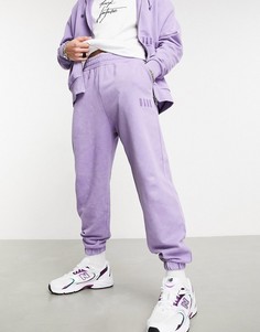 Фиолетовые выбеленные джоггеры в стиле oversized ASOS Dark Future (от комплекта)-Фиолетовый
