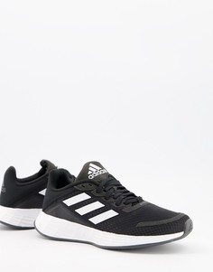 Черно-белые кроссовки adidas Running Duramo SL-Черный