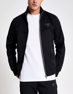 Черная спортивная куртка River Island-Черный
