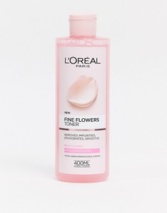 Очищающий тоник LOreal Paris Fine Flowers-Бесцветный Loreal
