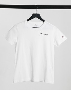 Белая футболка с круглым вырезом Champion-Белый
