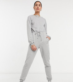 Серый меланжевый комбинезон для дома ASOS DESIGN Tall