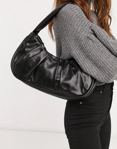 Свободная черная сумка на плечо ASOS DESIGN-Черный