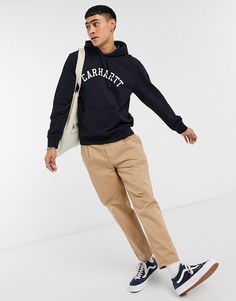Темно-синий худи с логотипом в университетском стиле Carhartt WIP