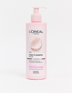 Очищающее молочко для снятия макияжа LOreal Paris Fine Flowers-Бесцветный Loreal