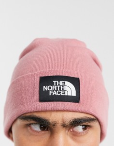 Розовая шапка-бини из переработанного материала The North Face-Розовый