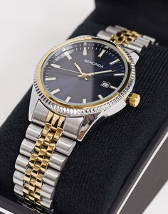 Наручные часы с синим циферблатом Sekonda-Серебристый