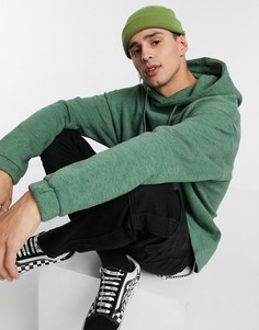 Зеленый выбеленный oversized-худи от комплекта ASOS DESIGN-Зеленый цвет