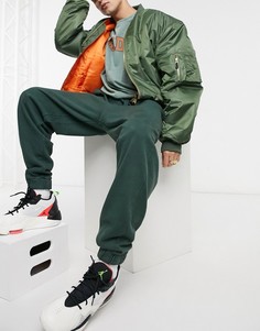 Джоггеры в стиле oversized в выбеленном темно-зеленом цвете от комплекта ASOS DESIGN-Зеленый цвет