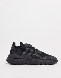 Черные кроссовки adidas Originals Nite Jogger-Черный цвет