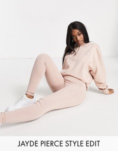 Бежевые леггинсы от комплекта ASOS Weekend Collective-Многоцветный
