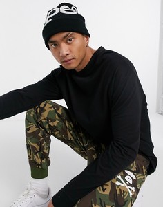 Черная шапка-бини с логотипом AAPE By A Bathing Ape-Черный цвет