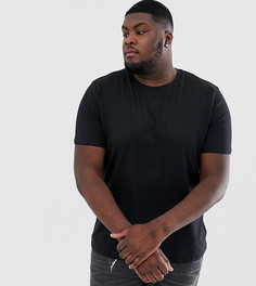 Черная футболка Jack & Jones Essentials Plus-Черный