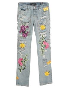 Джинсовые брюки Philipp Plein