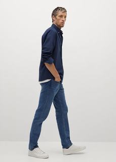 Хлопковая рубашка оксфорд regular fit - Oxford Mango