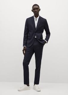 Рубашка Tailored super slim fit из хлопка-стретч - Emotion Mango