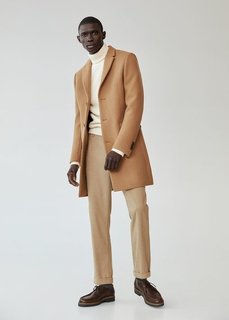 Полушерстяное пальто Tailored - Arizona Mango