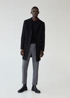 Полушерстяное пальто Tailored - Arizona Mango