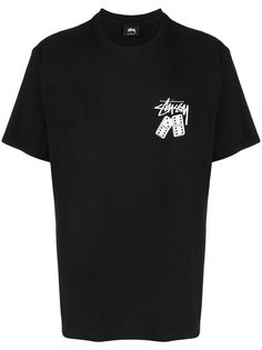 Stussy футболка с графичным принтом