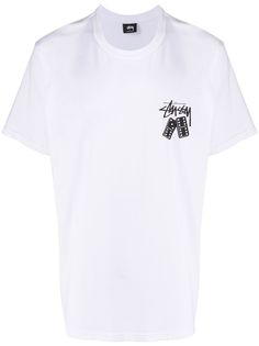 Stussy футболка с графичным принтом