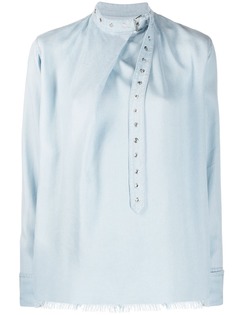 MarquesAlmeida блузка с пряжкой на воротнике