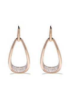 Pomellato серьги Sabbia из розового золота с бриллиантами