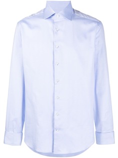 Hackett однотонная рубашка на пуговицах