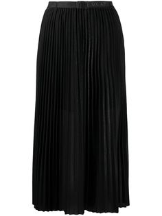 Armani Exchange плиссированная юбка миди