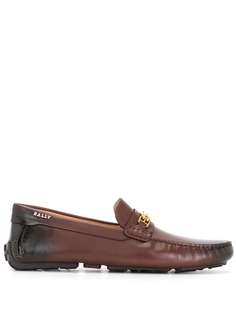 Bally лоферы с логотипом