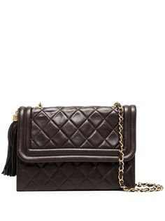 Chanel Pre-Owned стеганая сумка на плечо 1990-х годов