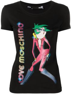 Love Moschino футболка с принтом