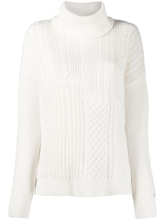 Tommy Hilfiger джемпер фактурной вязки с кружевными вставками
