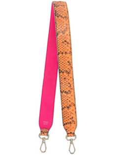 Fendi Pre-Owned ремень для сумки с тиснением под кожу змеи