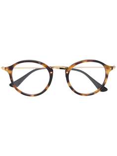 Ray-Ban очки RX2447V в оправе с эффектом черепашьего панциря