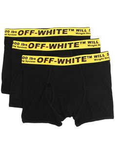 Off-White комплект из трех боксеров