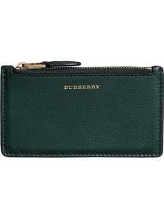 Burberry футляр для карт в двух тонах на молнии