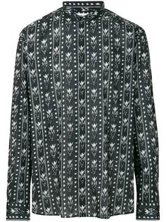 Saint Laurent рубашка с принтом Ikat