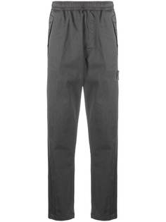 Stone Island спортивные брюки с нашивкой-логотипом