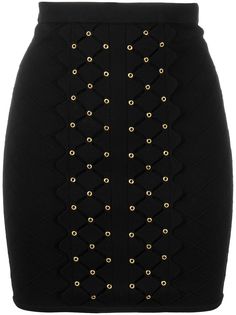 Pinko юбка с завышенной талией и люверсами