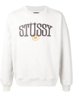 Stussy толстовка с вышитым логотипом