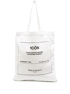 Maison Margiela сумка-шопер с графичным принтом