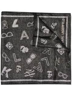 Karl Lagerfeld шарф с логотипом